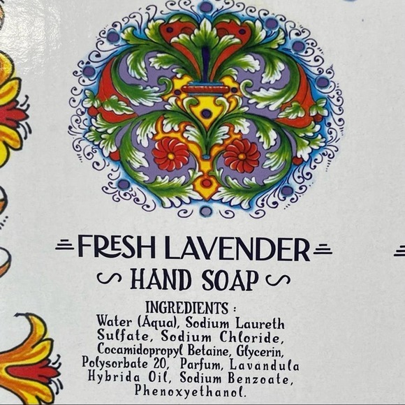 H&B. Co. DeRuta Fresco Fresh Lavender Hand Soap 21.5 oz - Picture 4 of 4